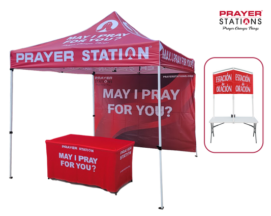 Spanish Bundle - 3 Prayer Stations (Tent, Table, Classic with Spanish Banner)