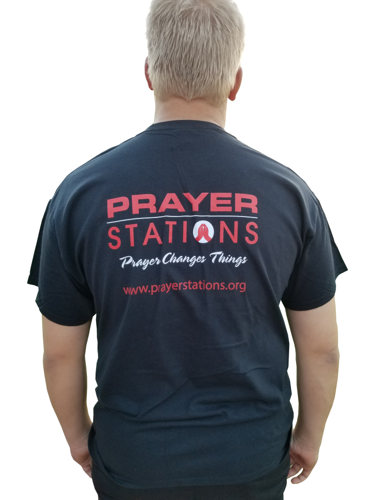 Prayer Station Black Tees