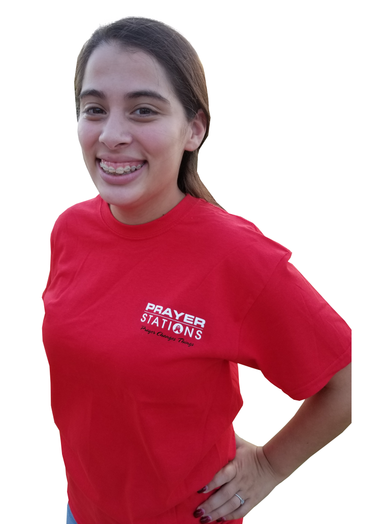 Prayer Station Red Tees