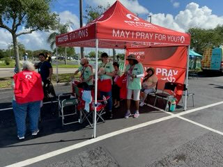 PRAYER STATION® TENT w/ BACK WALL