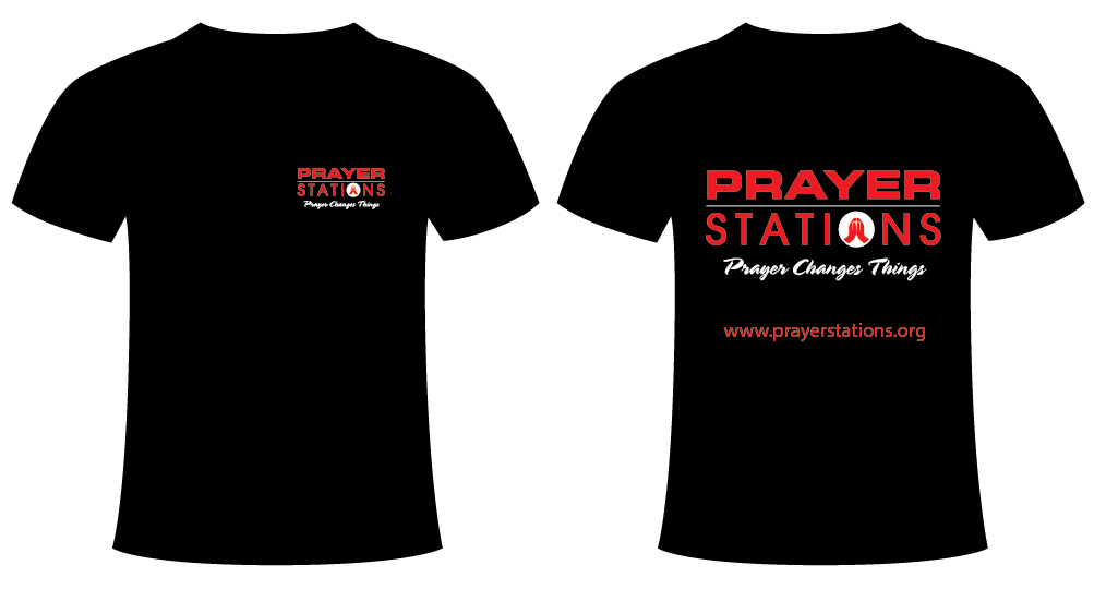 Prayer Station Black Tees