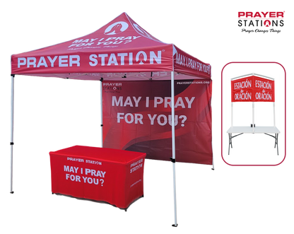 Spanish Bundle - 3 Prayer Stations (Tent, Table, Classic with Spanish Banner)